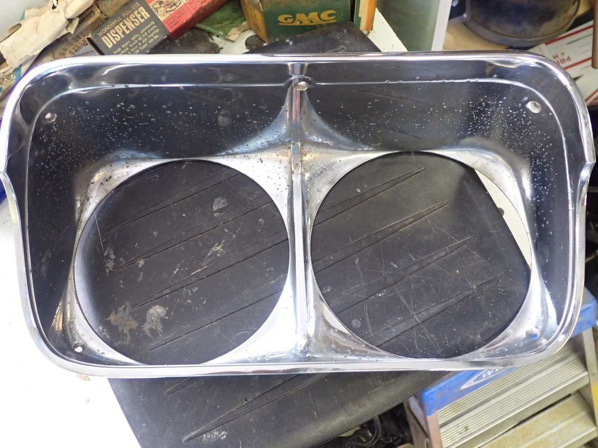 1968 Chevrolet Impala Headlight Bezel LH Drivers Side Original GM