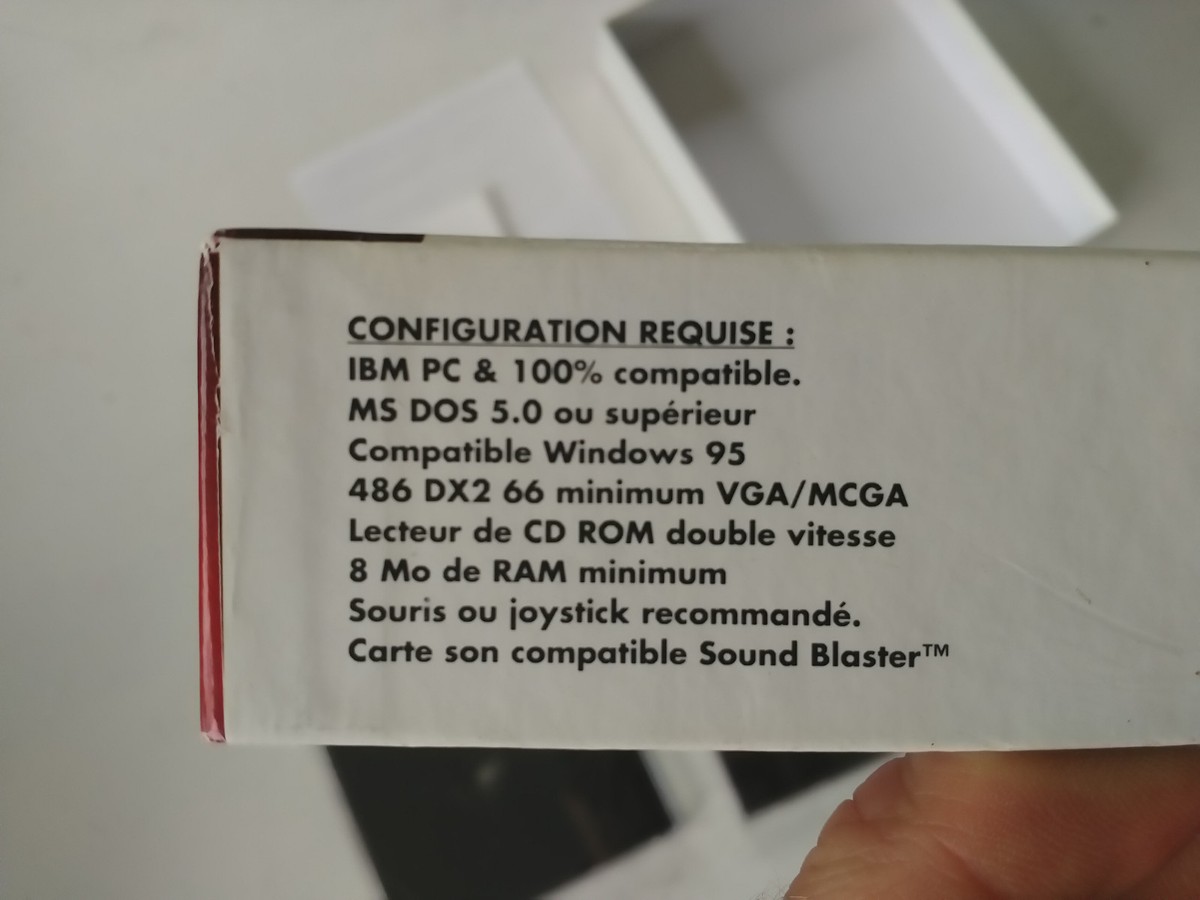 Jeux PC Star Wars : Dark Forces & Rebel Assault - Big Box Carton Français - Bon état