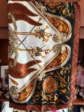 Women's St. Michael Vintage Italian Scarf Polyester Satin 30  Squar