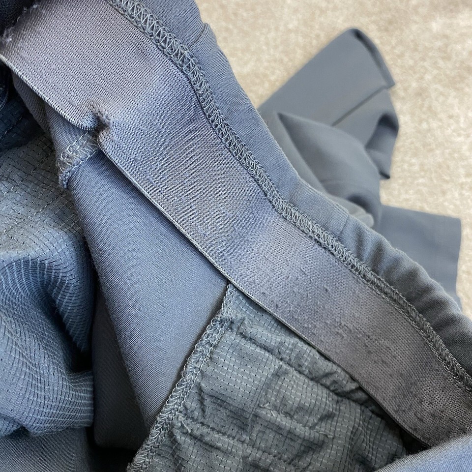 Betabrand Yoga Pant Dress Pants Gray Womens Size L LONG Career Office