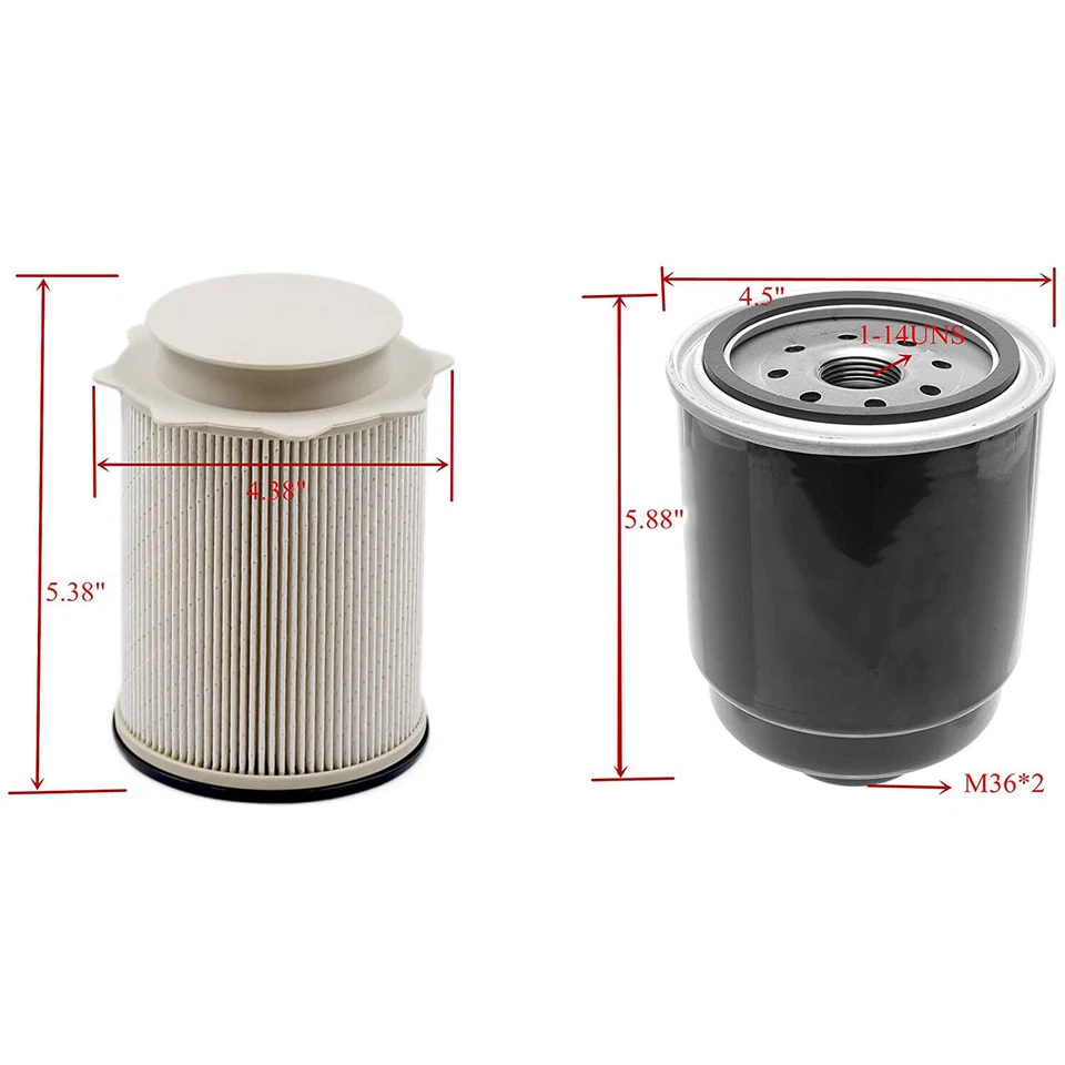 6 Sets For 13-18 Ram 6.7L Cummins Turbo Diesel Fuel Filter Water Separator Set - Image 4 of 4