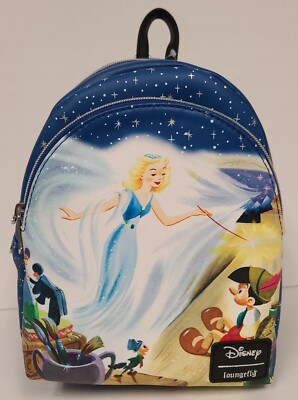 Loungefly Disney Pinocchio Blue Fairy Magic Mini Backpack | eBay
