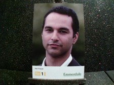 John Nayagam (Hari Prasad) Emmerdale Original Cast Card. Tv Actor Singer Model