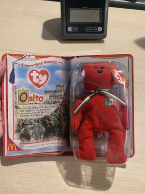 Ty Ronald McDonald House OSITO the Mexican bear Beanie babies 1999 RARE NWT