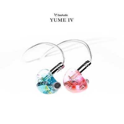 SeeAudio Yume IV 2BA Hybrid Driver Hifi In-Ear Headphones Music IEM Wired Ear