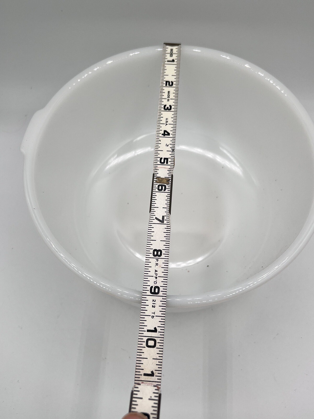 Glass Bake Mixing Bowl 9 1/2 Inch Vintage Sunbeam Mixmaster 12 Speed