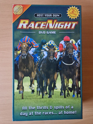 HOST YOUR OWN RACE NIGHT 2. EDITION DVD SPIEL VON CHEATWELL KOMPLETT VOLLSTÄNDIGES PAD SEHR GUTER ZUSTAND