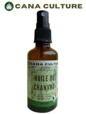 Huile de chanvre bio - 100% pure et naturelle - Produite en France - 50ml