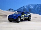 Baja Desert Off Road Rally Race Trophy Truck Blue 1/64 Scale Racing C1