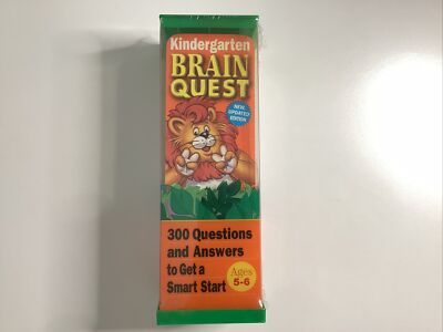 BRAIN QUEST Kindergarten - 300 Questions & Answers - New Updated Version (S119)
