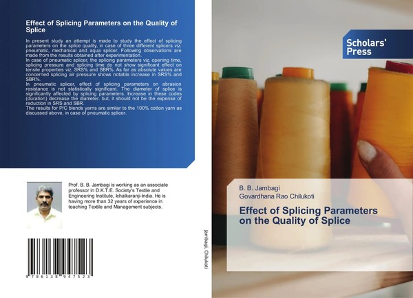B. B. Jambagi (U. A.) | Effect Of Splicing Parameters On The Quality Of Splice-image