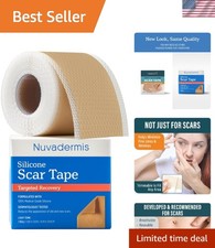 Soft  Breathable Silicone Scar Sheets - 120-Inch Medical Scar Treatment Tape