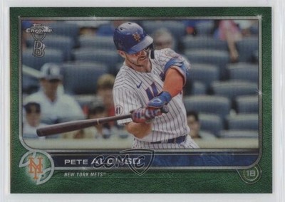 2022 Topps Chrome Ben Baller Edition Green Refractor 47/99 Pete Alonso #209 v9t
