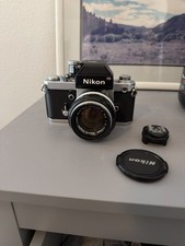 Nikon F2 Photomic 35mm Film Camera Nikkor-S 50mm f/1.4 Lens Working DP-1 meter