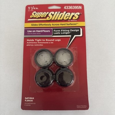Super Sliders 4336395N Formed Felt Furniture Movers 1-1/4'' NOS 2012 NEW