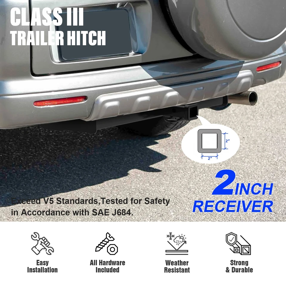 APS 3 级拖车挂接接收器适用于本田 CR-V 2002 - 2006 — 第 3/4 张图片