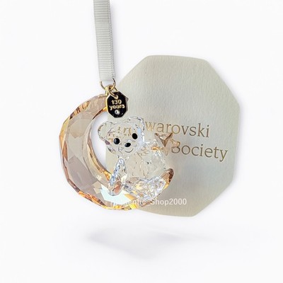 J7054　★美品★　SWAROVSKI　スワロフスキー　トラベルウォレット　アイボリー　簡易クリーニング済み　【リユースのサカイ柏店】 2025 SWAROVSKI Crystal SCS 130 Kris Bear Ornament Limited Annual