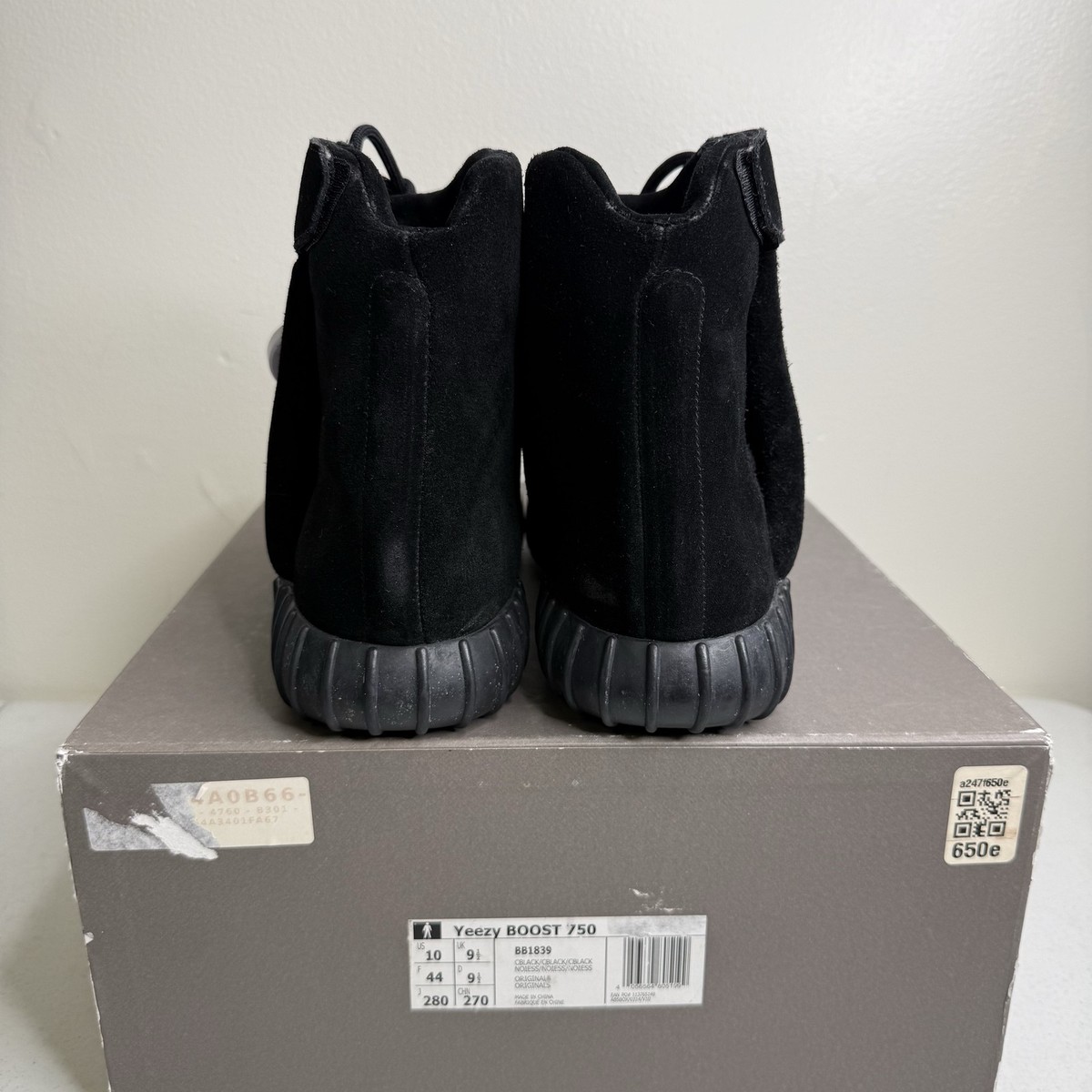 Size 10 - adidas Yeezy Boost 750 Triple Black Very Clean | eBay