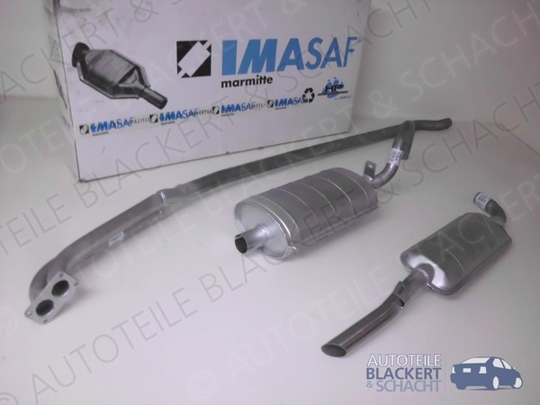 Imasaf Auspuffset Komplett FüR Fiat 1500-2300 1800B 2300 1961-1968| Rohr+Msd+Esd-image