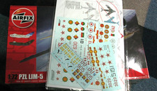 Airfix Lim-5 (MiG-17) 1/72 (sealed kit) + lots of Xtradecal schemes & spares