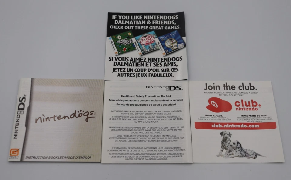 Nintendogs: Dalmatian & Friends Nintendo DS Game CIB Complete Used - Image 4 of 4