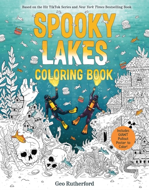 Spooky Lakes Coloring Book (Haunted Hydrology) by Rutherford, Rutherford, New^* - Image 6