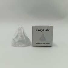 CozyBabe Nipples for baby bottles Soft odorless silicone nipples for baby bottle