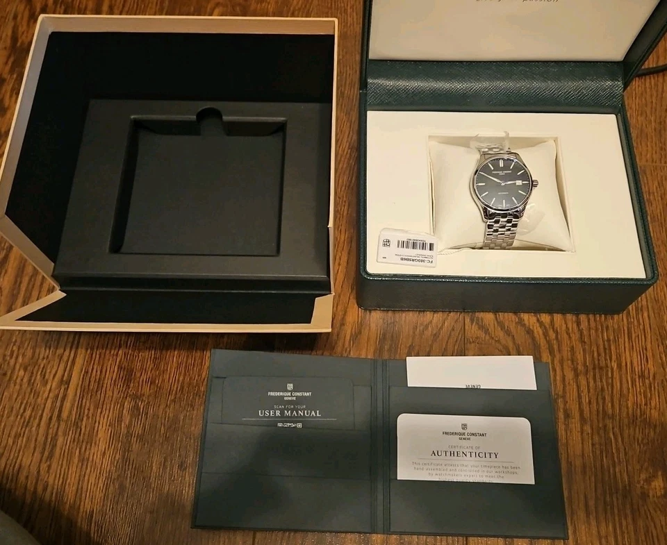 NEW Frederique Constant 40mm Green Dial Automatic Men's Watch FC-303GR5B6B - Image 4 of 4