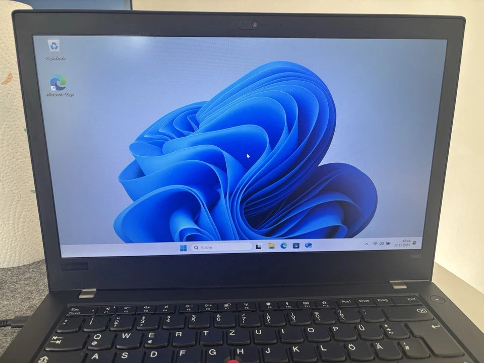 Lenovo ThinkPad T480 Laptop Notebook (256GB SSD, i5-8350U, 1,70GHz, 8GB RAM) - Bild 3 von 4