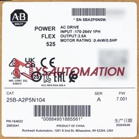 2026 New Allen Bradley 25B-A2P5N104 Ser A PowerFlex 525 AC Drive 0.4kW 0.5Hp