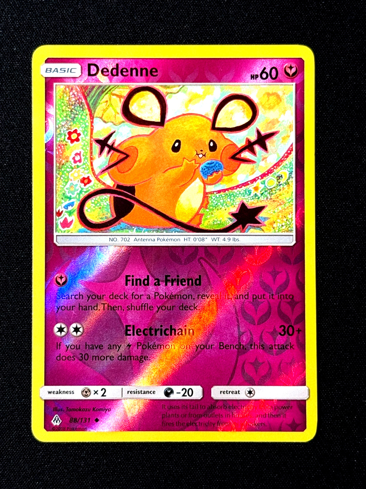 Dedenne 88/131 Uncommon Forbidden Light Pokemon Reverse Holo Near Mint