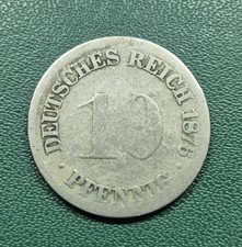 10 Pfennig 1876 G,Kaiserreich   Alb