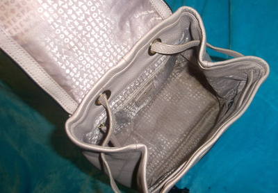kate spade Pebbled Leather Taupe Backpack with Front Zip Pocket KATE SPADE New York Caden Carter soft taupe light gray  main image 4