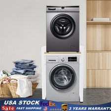 Adjustable Washer Dryer Storage Shelf Organizer Rack Laundry Space Saving Stand