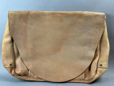 Vtg 1968 Merit USPS Leather Mail Bag Satchel Large Decades Retired w/Orig Strap