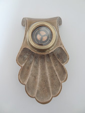 CENDRIER EN LAITON COQUILLAGE  SIGNE JEUMONT