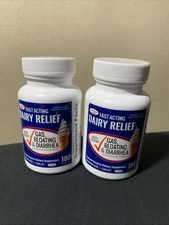 Fast Acting Dairy Relief Helps Prevent gas, bloating, diarrhea. New. 360 tablets