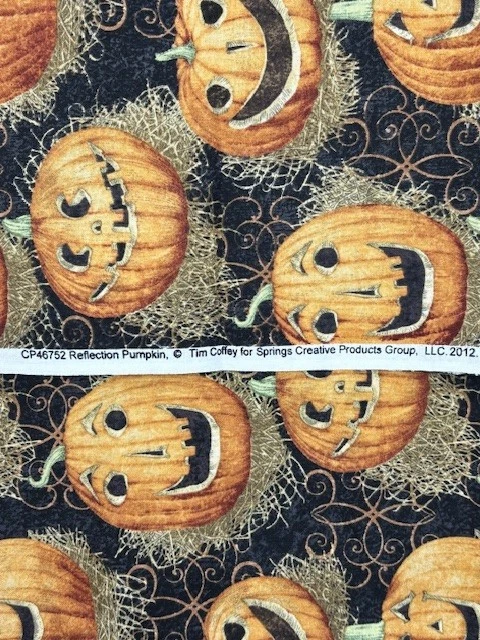 Calabaza reflectante tela creativa Springs de Tim Coffey 1 yarda 44" CP46752 Foto 3 de 3