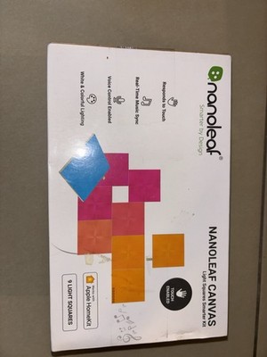 Nanoleaf Canvas Light Squares Smarter Kit 9 Panels NEU OVP