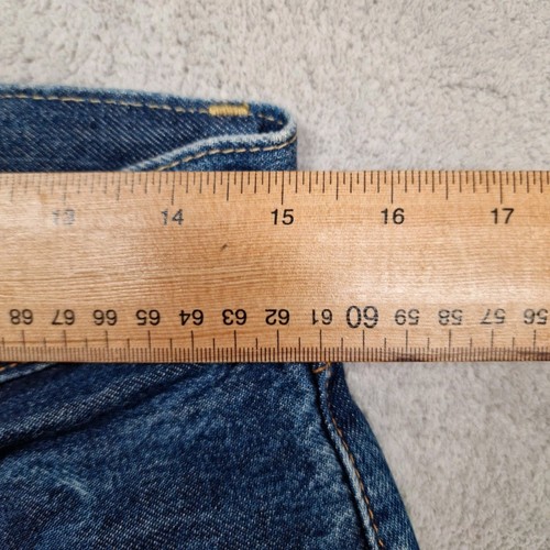 Uniqlo Mens Blue Regluar Denim straight leg jeans 31" waist 33" Leg - Picture 7 of 9