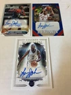Lot 3 Larry Johnson Auto Autograph Cards UNLV REBELS /149, HORNETS