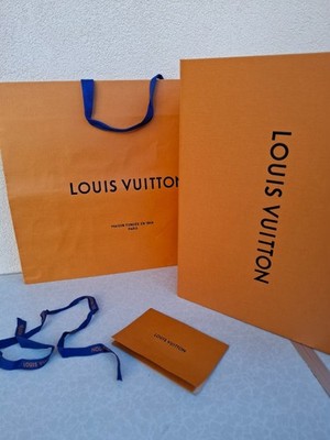   Louis Vuitton Orange Box 35x26x13 + Original Papiertüte, gut, siehe Fotos!