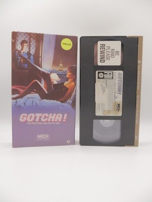 Gotcha! (1985) VHS First Release Romantic Action Comedy MCA Home Video 80188