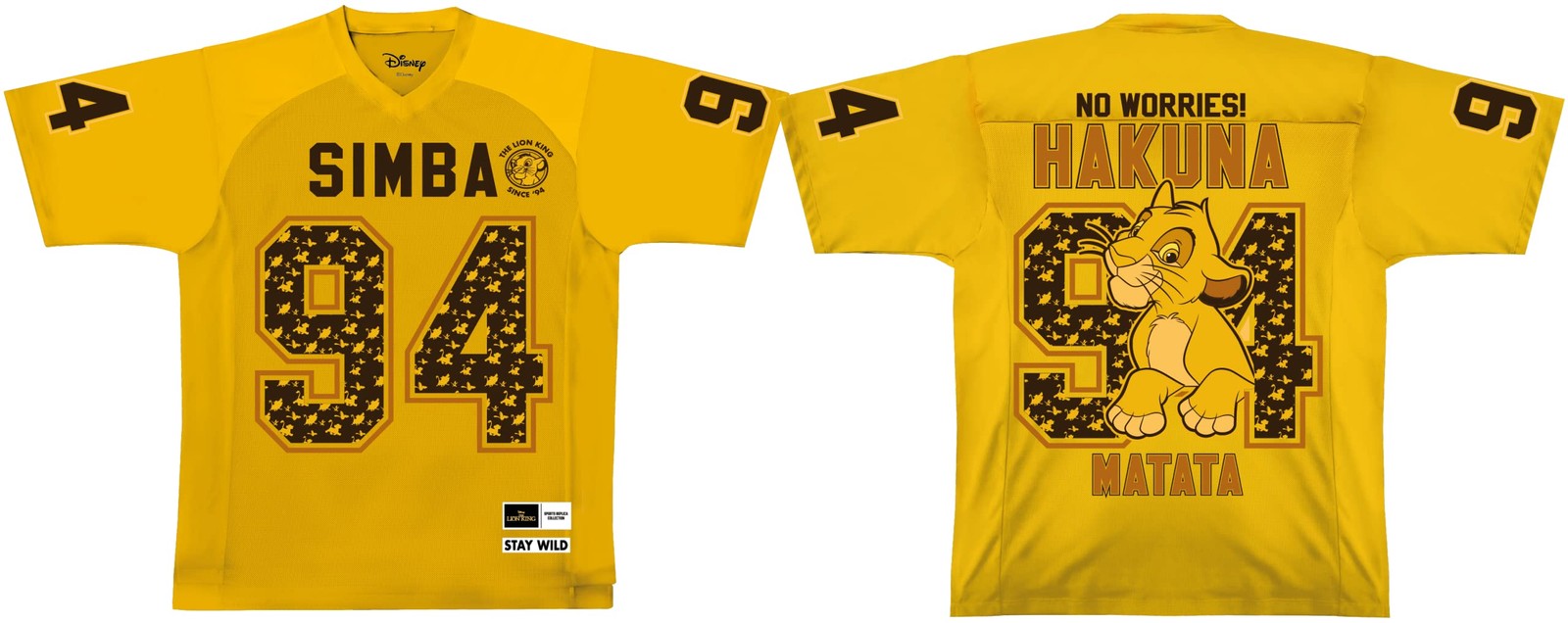 Мужская футболка Disney S желтого цвета