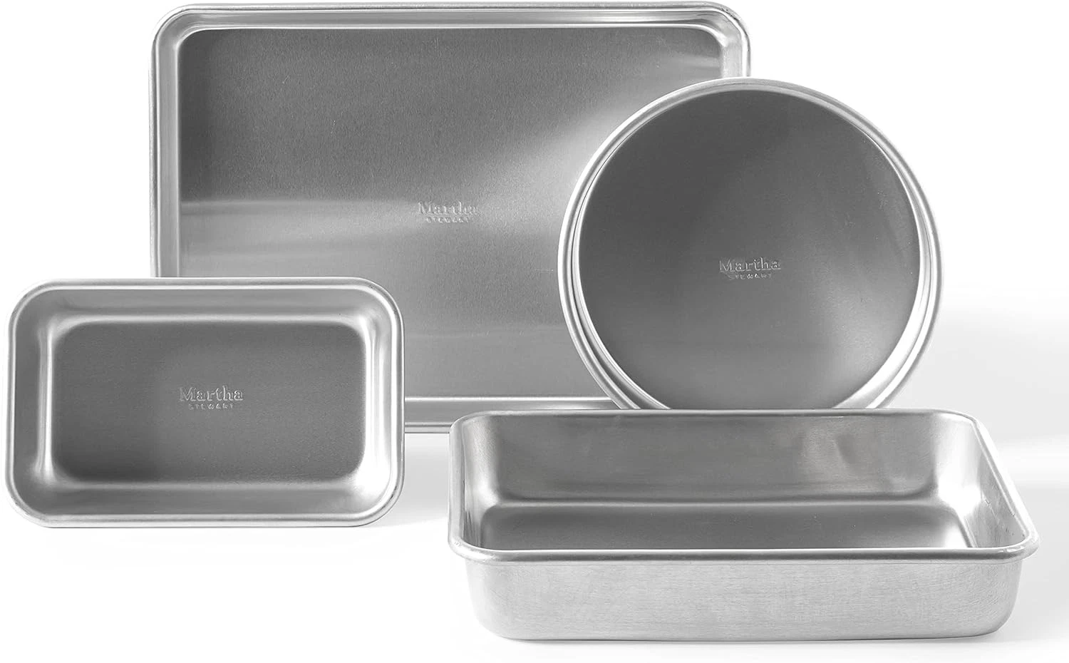 4-Piece Non-Stick Aluminum Bakeware Baking Set Dishwasher Safe