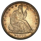 1870-S 50C Liberty Seated Half Dollar PCGS AU50