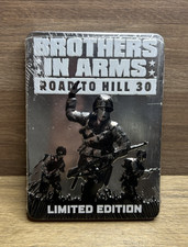 Image of Brothers in Arms: Road to Hill 30 Steelbook NO GAME! (Xbox/2005) New & Sealed.