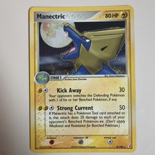 Manectric 8/100 Holo EX Crystal Guardians Pokemon Card NM
