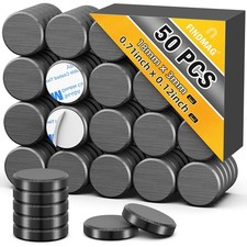50Pcs Strong Magnets for Crafts, Small Adhesive Magnet