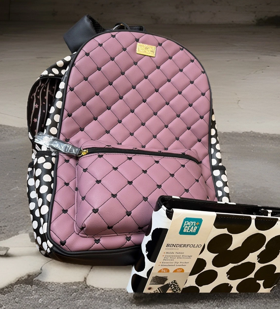 Betsy Johnson - Luv Betsy’s Ador Mini Backpack in Black Purple & Blue Snakeskin Betsey Johnson Backpack Purple Bags & Handbags for Women for  main image 3